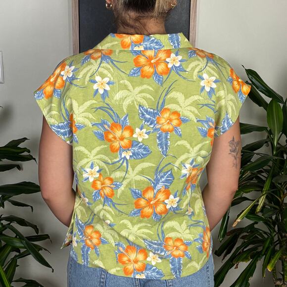 Tommy Bahama Silk Tropical Floral Shirt - Picture 3 of 5